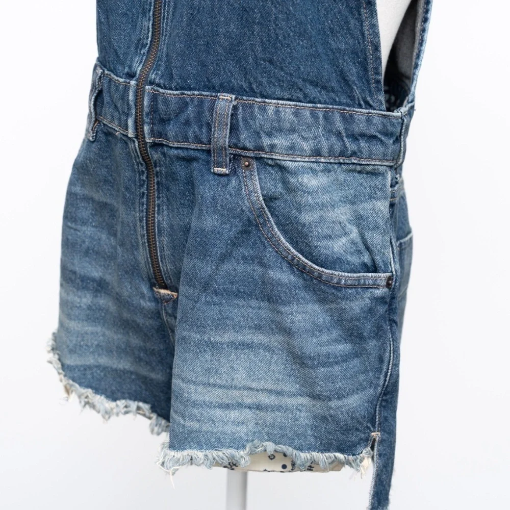 Free‎ People  - New! Sunkissed Denim Shortalls